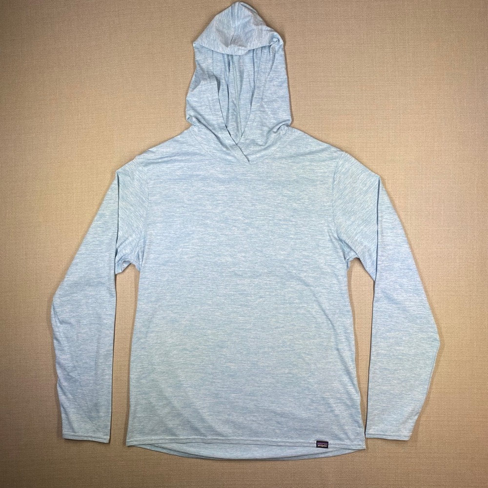 Patagonia Mens Capilene Cool Daily 50+ UPF Hoodie Blue Size Medium